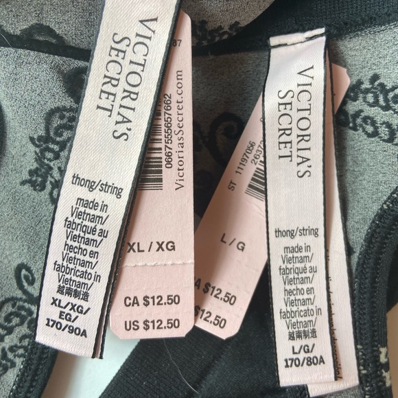 ♥️ VS Soft Black Thongs - Picture 5 of 5